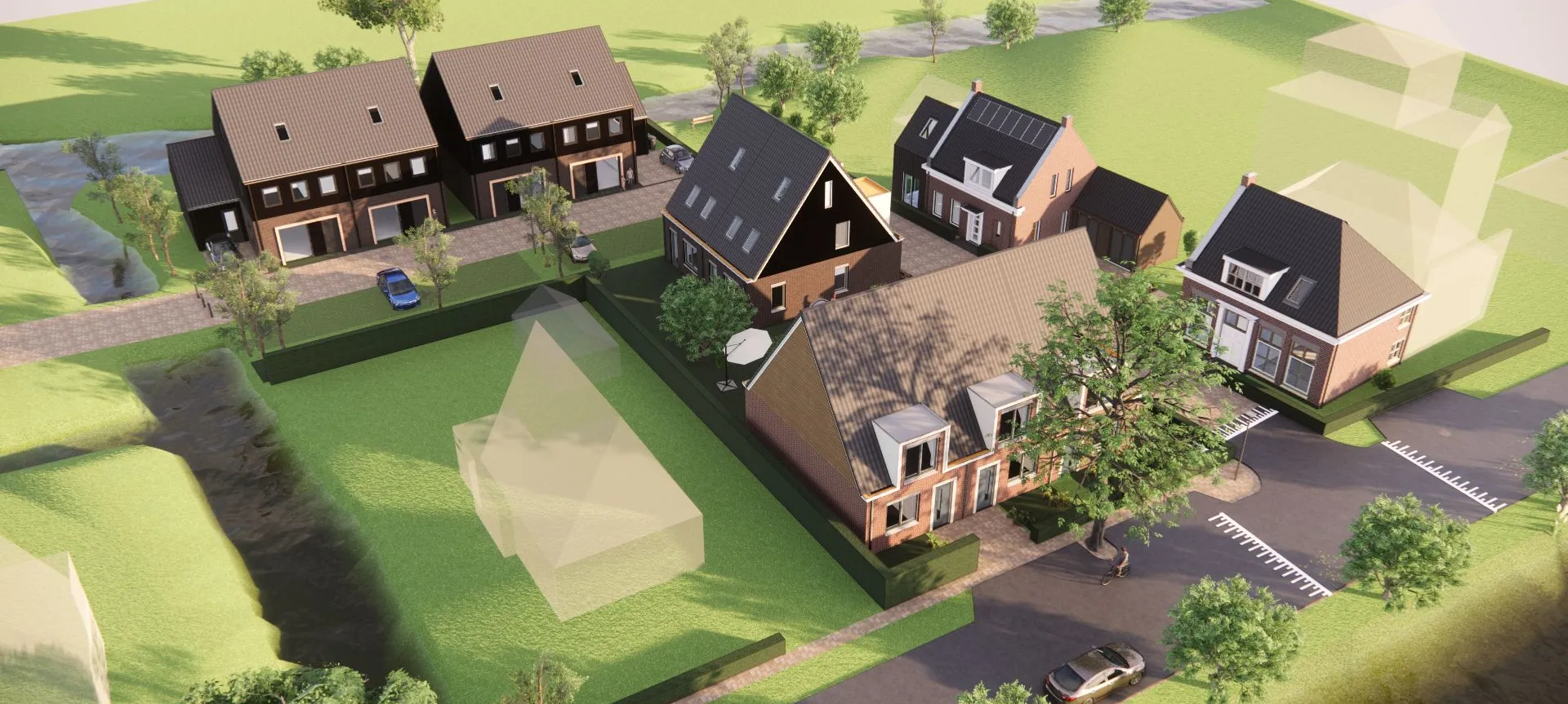 Impressie Zijderlaan Polsbroek woningen Lichtenberg Bouwgroep