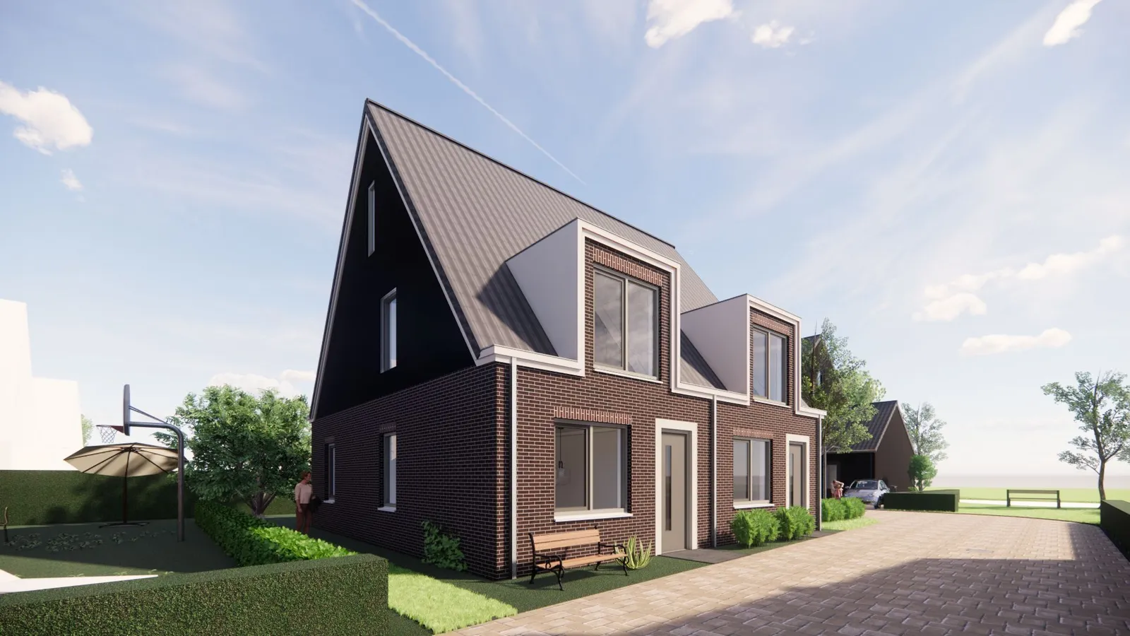 Impressie Zijderlaan Polsbroek woningen Lichtenberg Bouwgroep