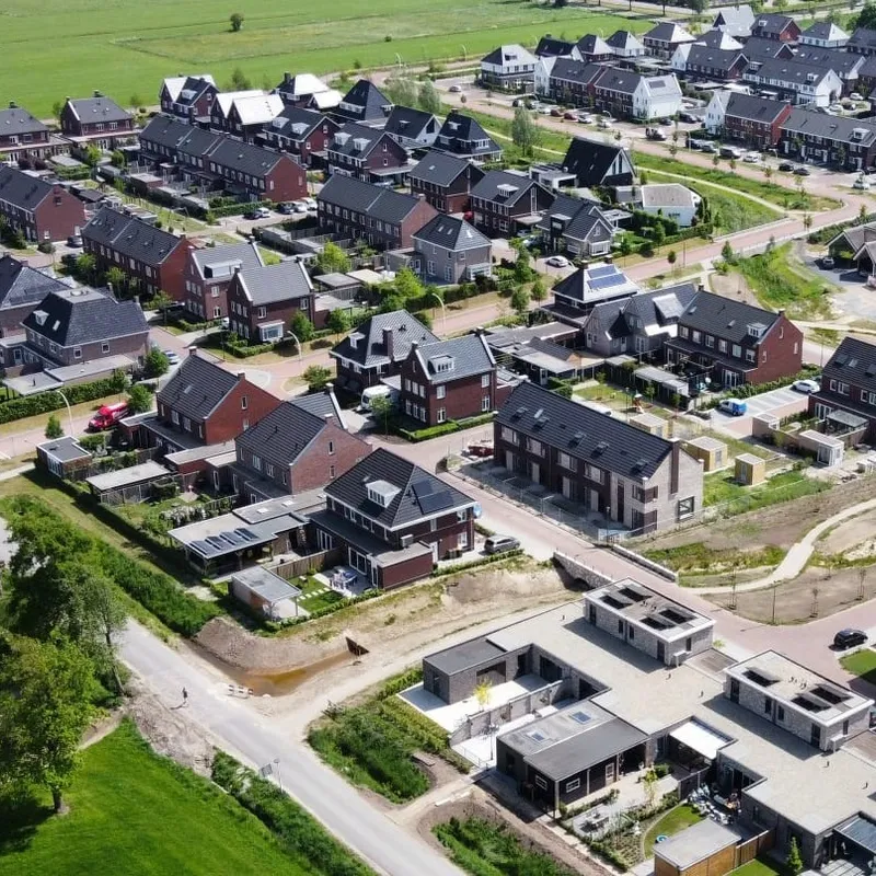 Rijwoningen in Opbroek Rijssen gebouwd door Lichtenberg Bouwgroep
