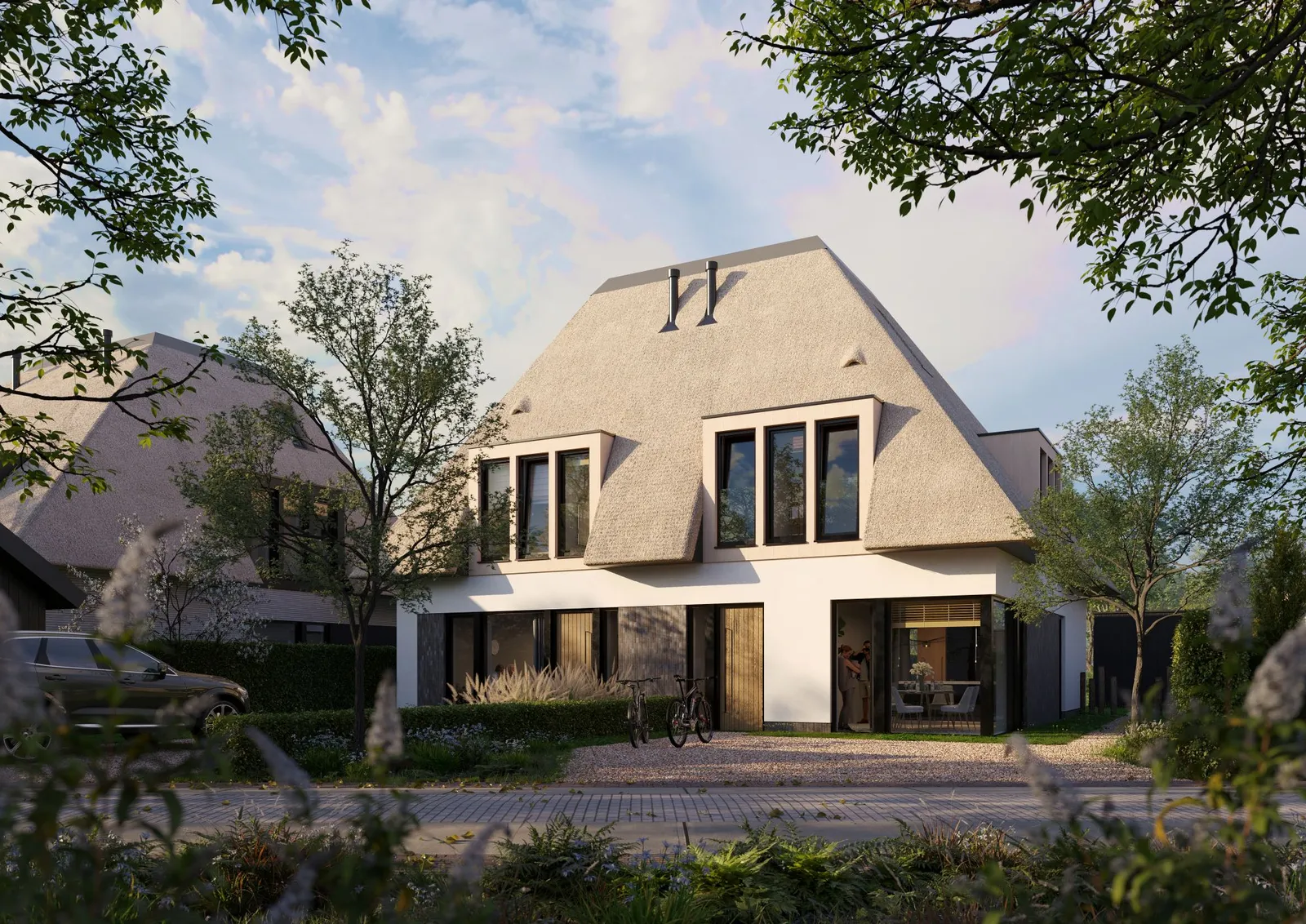 22 villa's in Muiden in ontwikkeling Lichtenberg Bouwgroep impressies