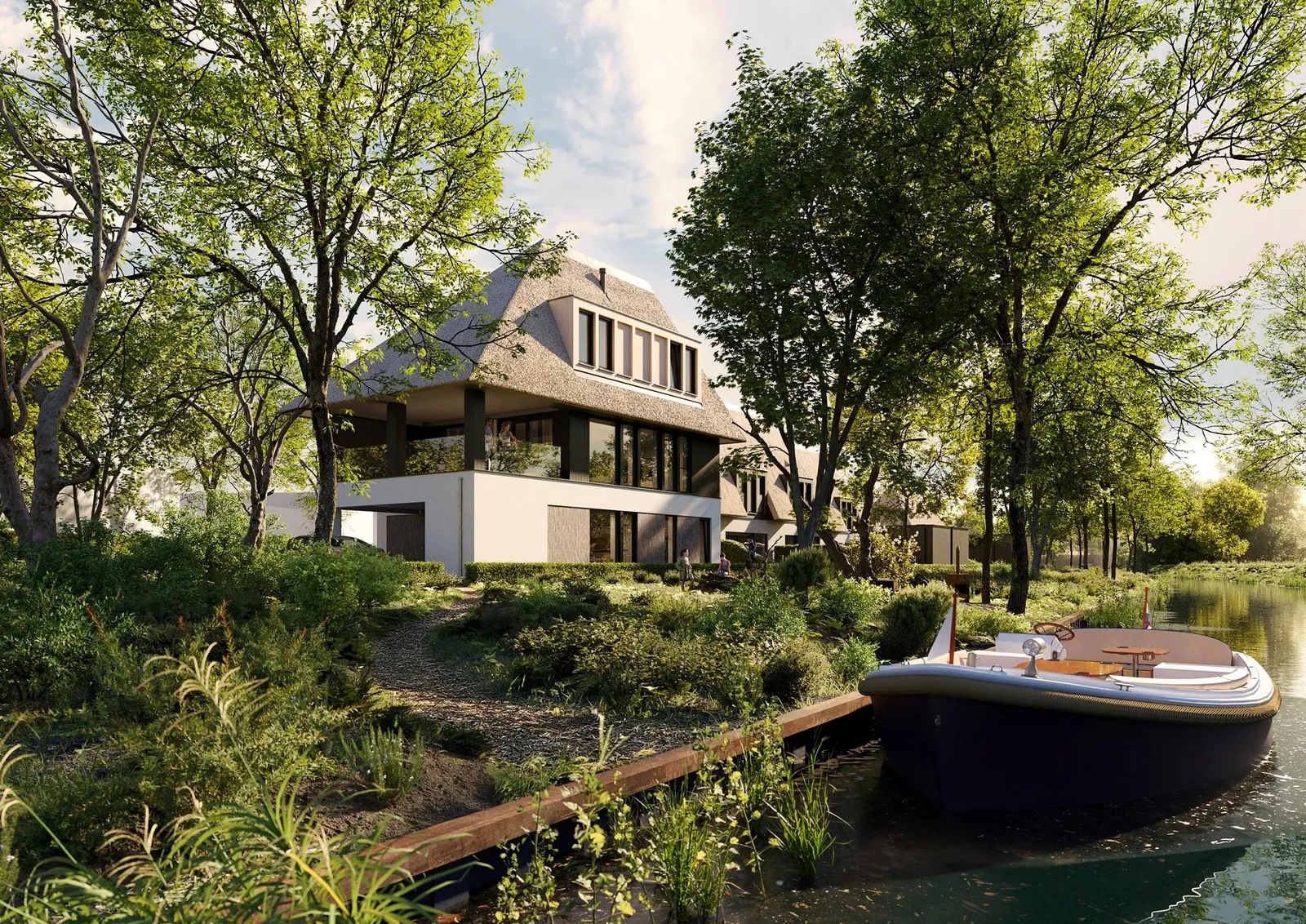 22 villa's in Muiden in ontwikkeling Lichtenberg Bouwgroep impressies