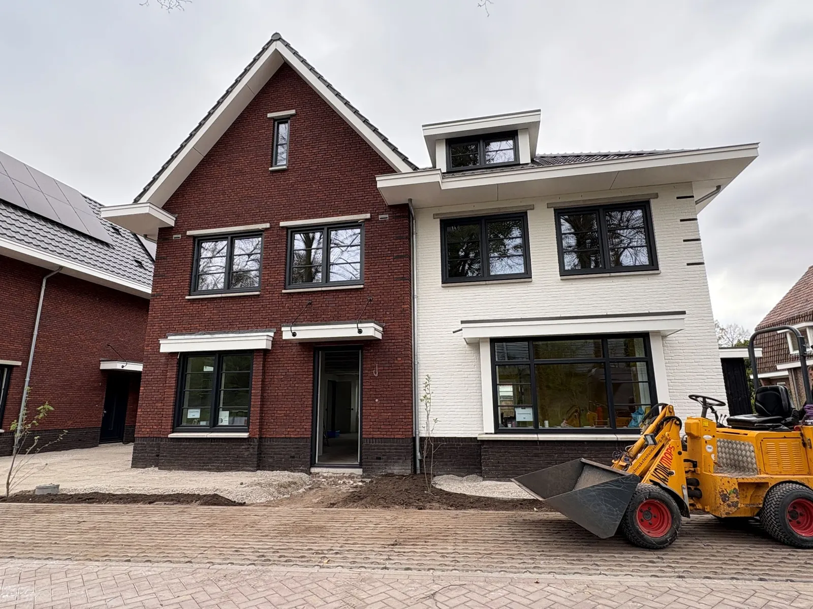 4 woningen twee onder een kap nieuwbouw door Lichtenberg Bouwgroep