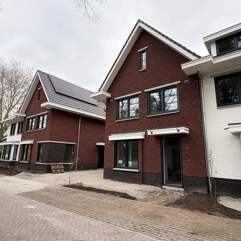 4 woningen twee onder een kap nieuwbouw door Lichtenberg Bouwgroep