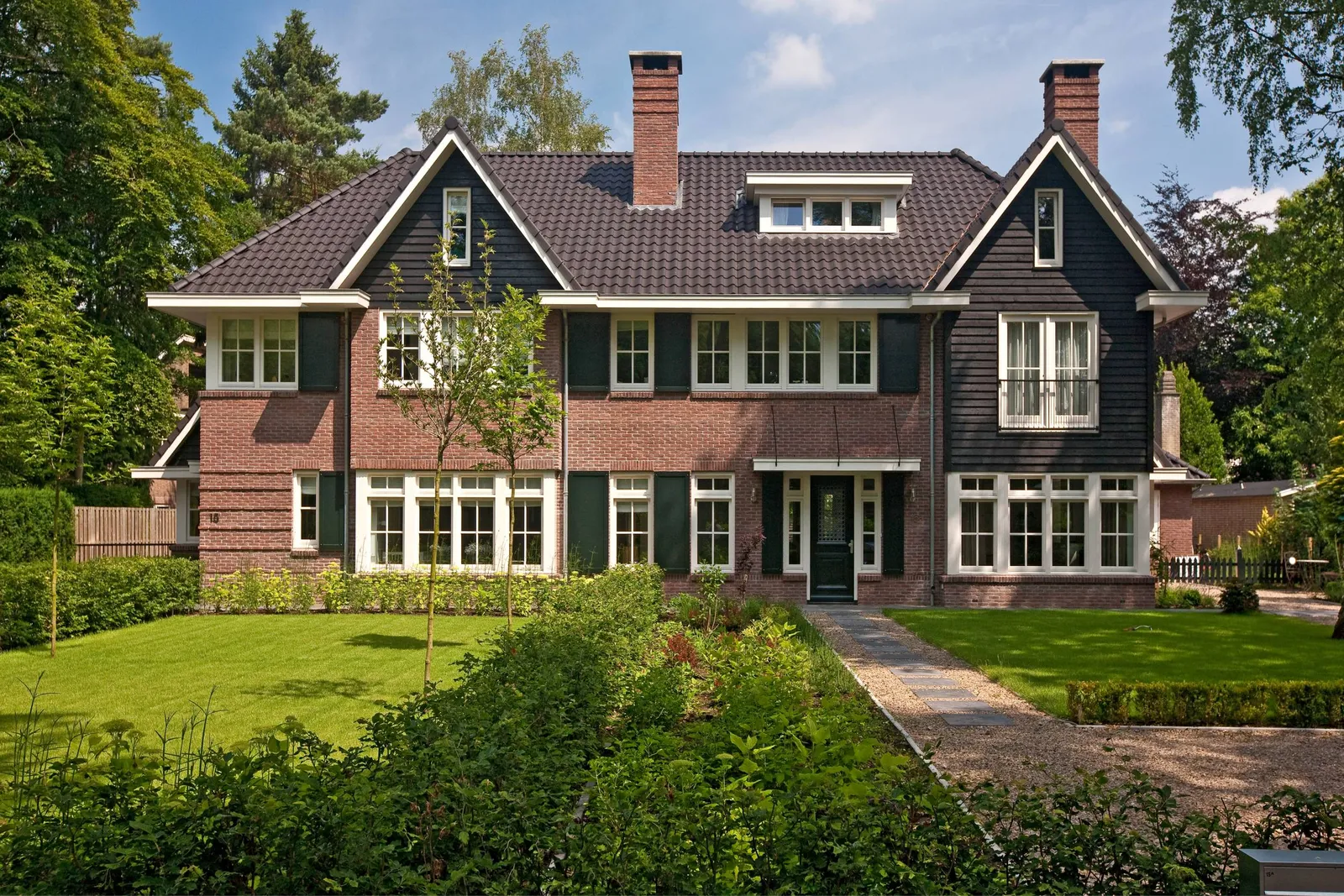 Geschakelde villa met pannen Zeist Lichtenberg Bouwgroep