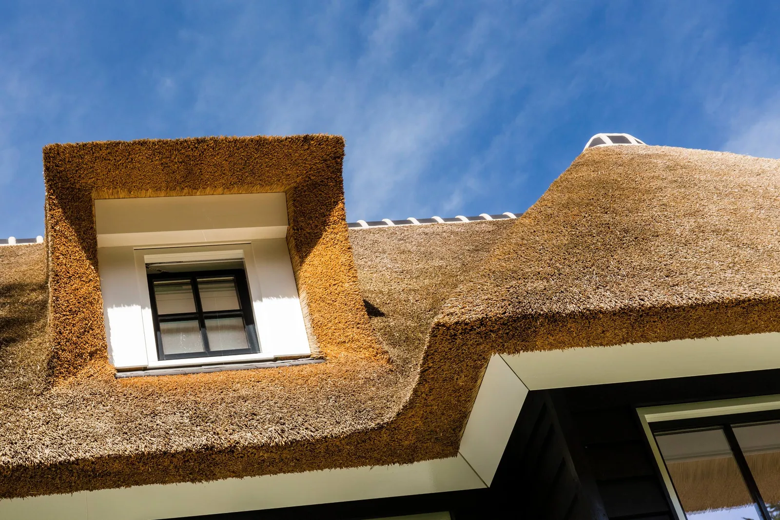 Geschakelde villa met rieten dak Zeist Lichtenberg Bouwgroep