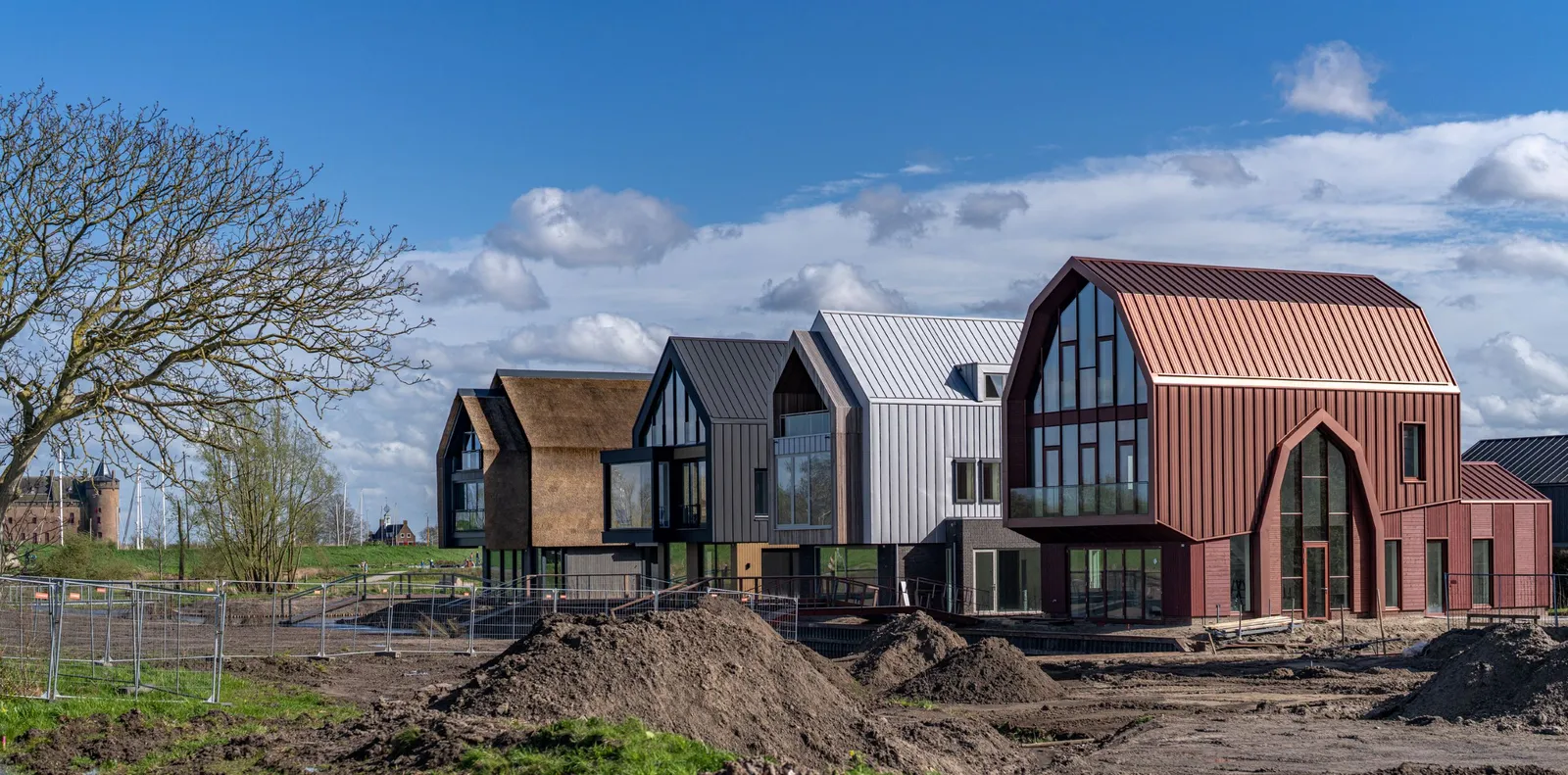 20 dijk villa's in Muiden Lichtenberg Bouwgroep