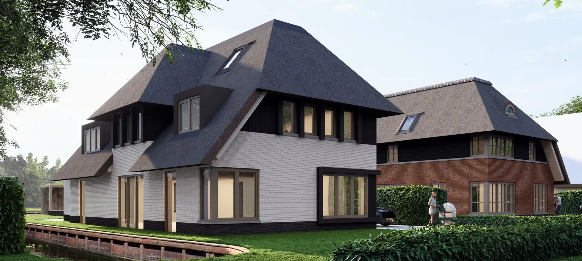 2 villa's in Aalsmeer Lichtenberg Bouwgroep project