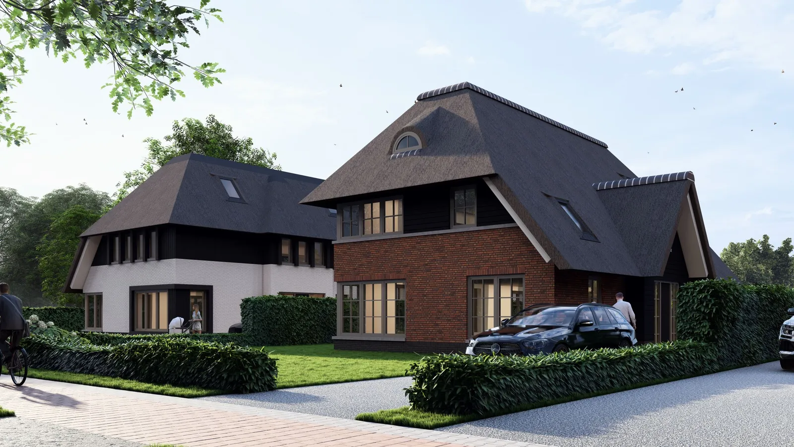 2 villa's in Aalsmeer Lichtenberg Bouwgroep project