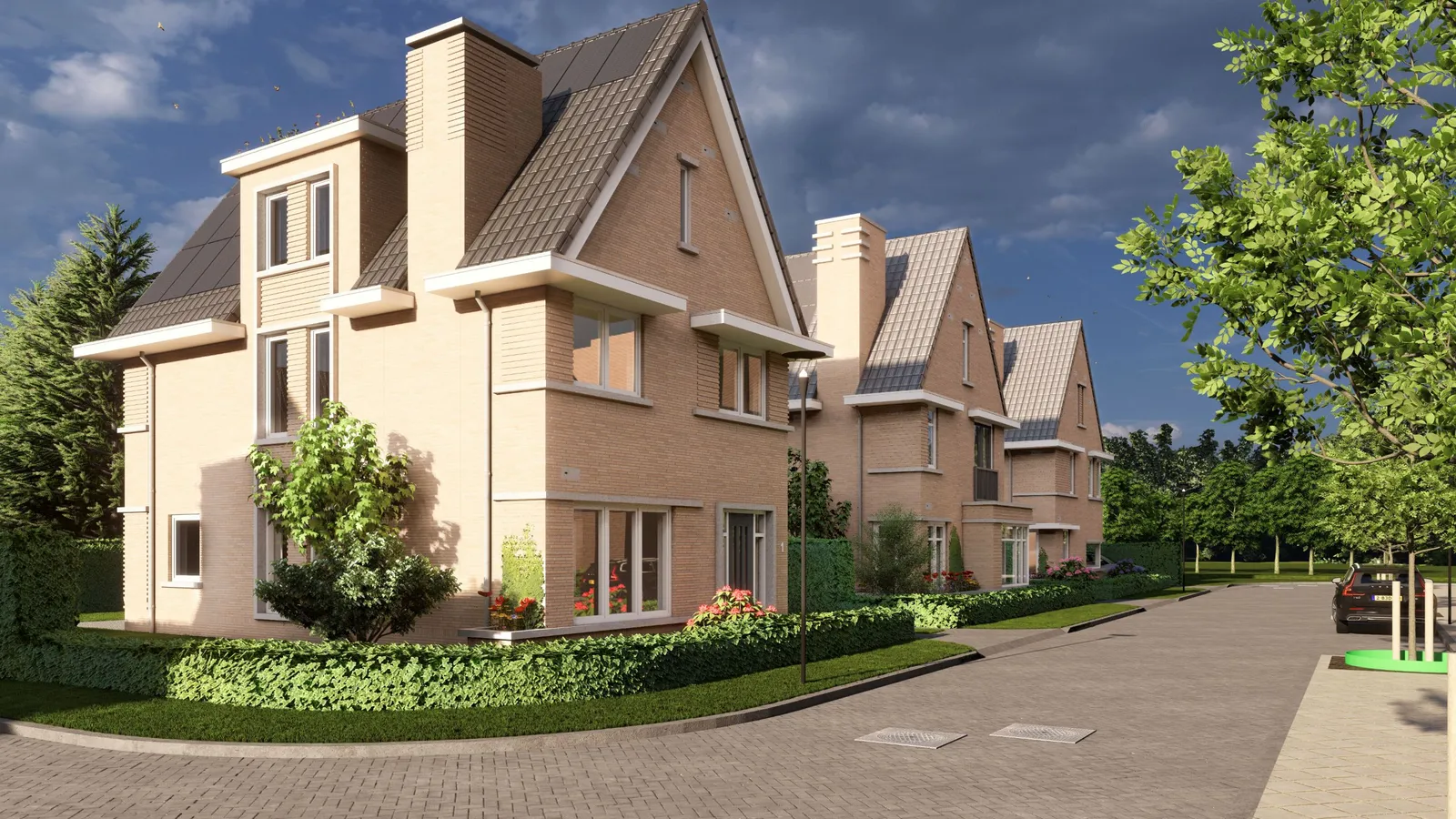 Impressies 6 villa's In de Tuinen Utrecht Lichtenberg Bouwgroep