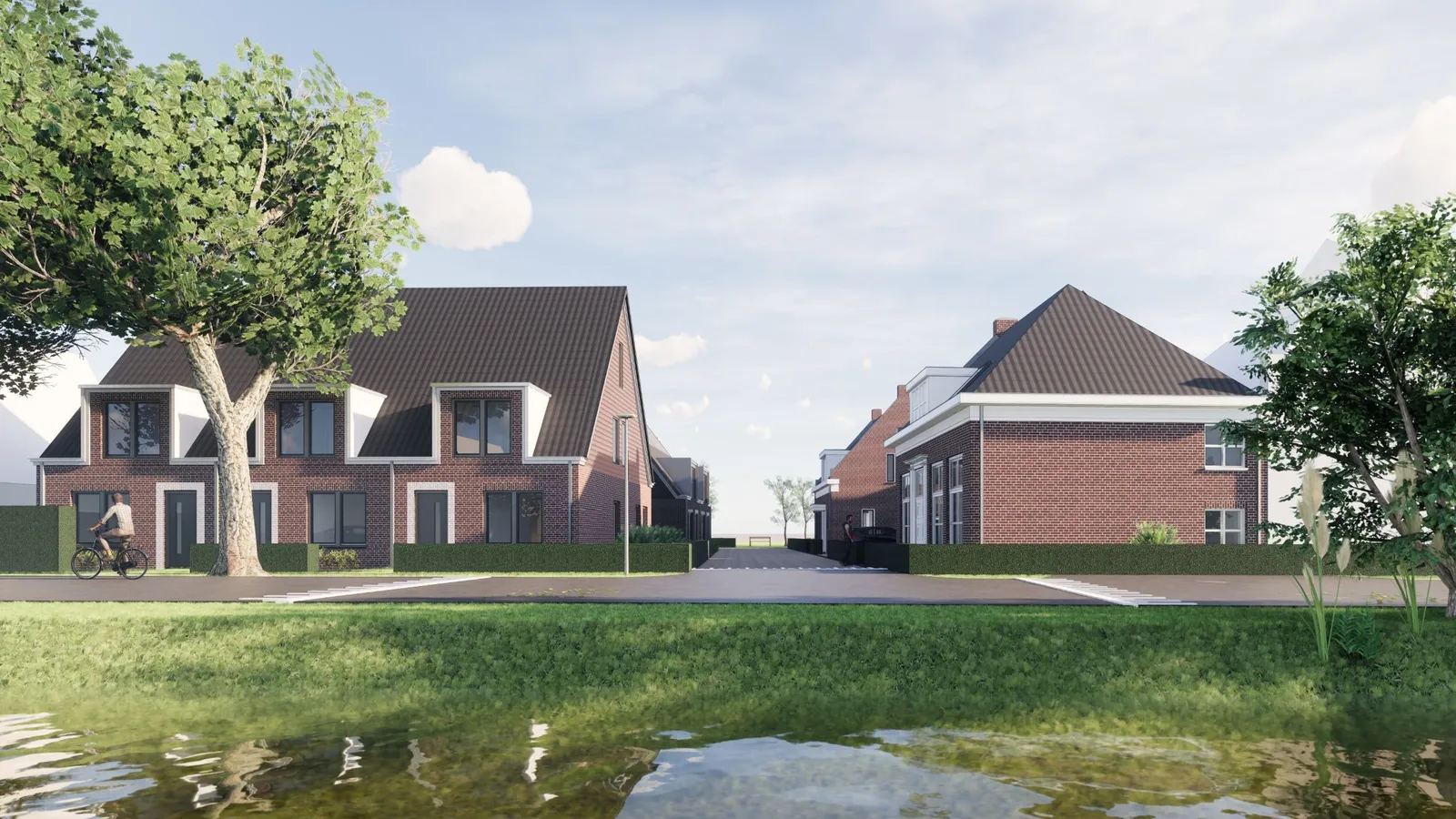 Impressie Zijderlaan Polsbroek woningen Lichtenberg Bouwgroep