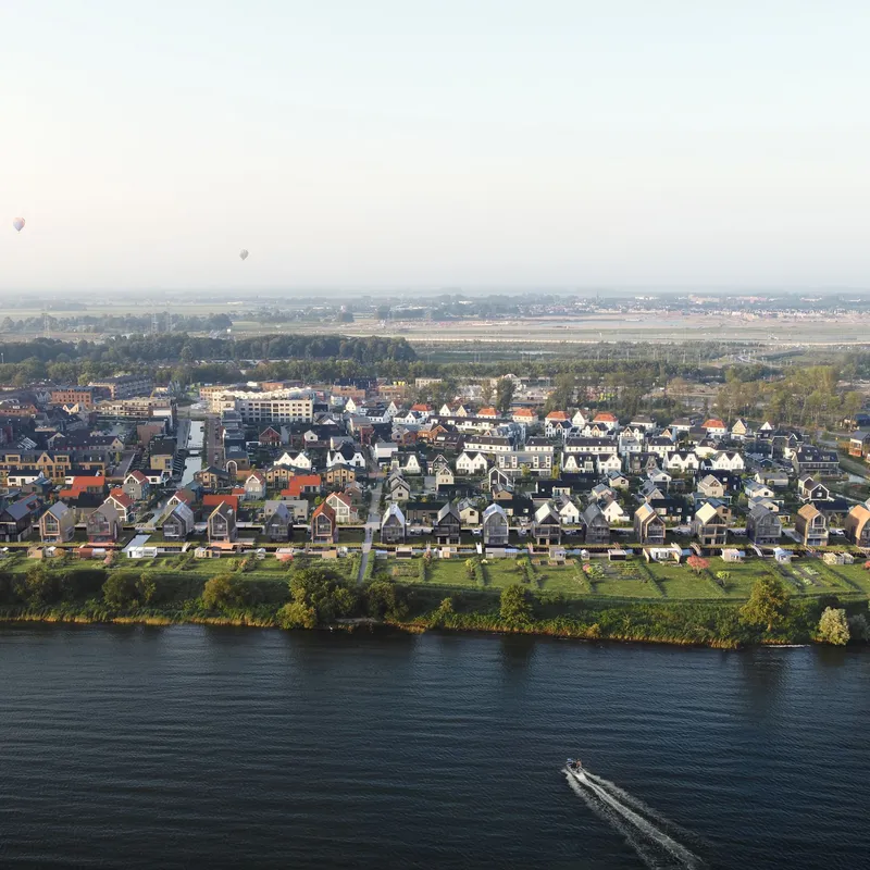 Impressie dijkvilla's Muiden Lichtenberg Bouwgroep