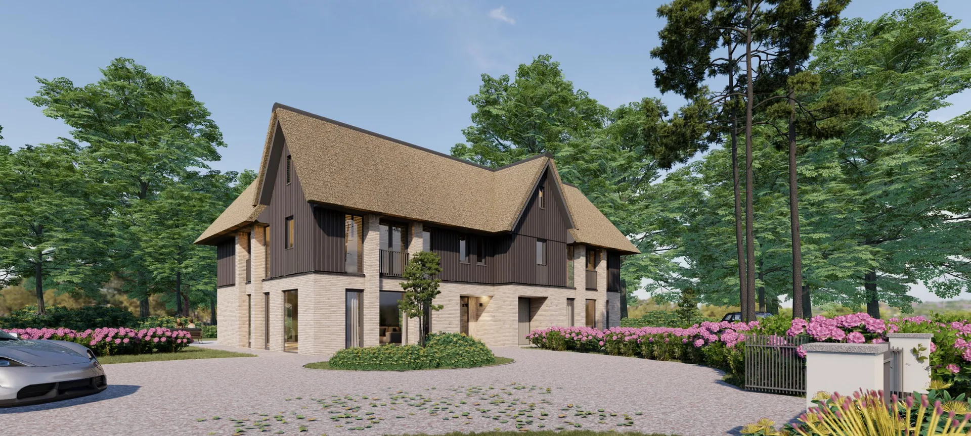 Half vrijstaande villa's Bilthoven Lichtenberg Bouwgroep