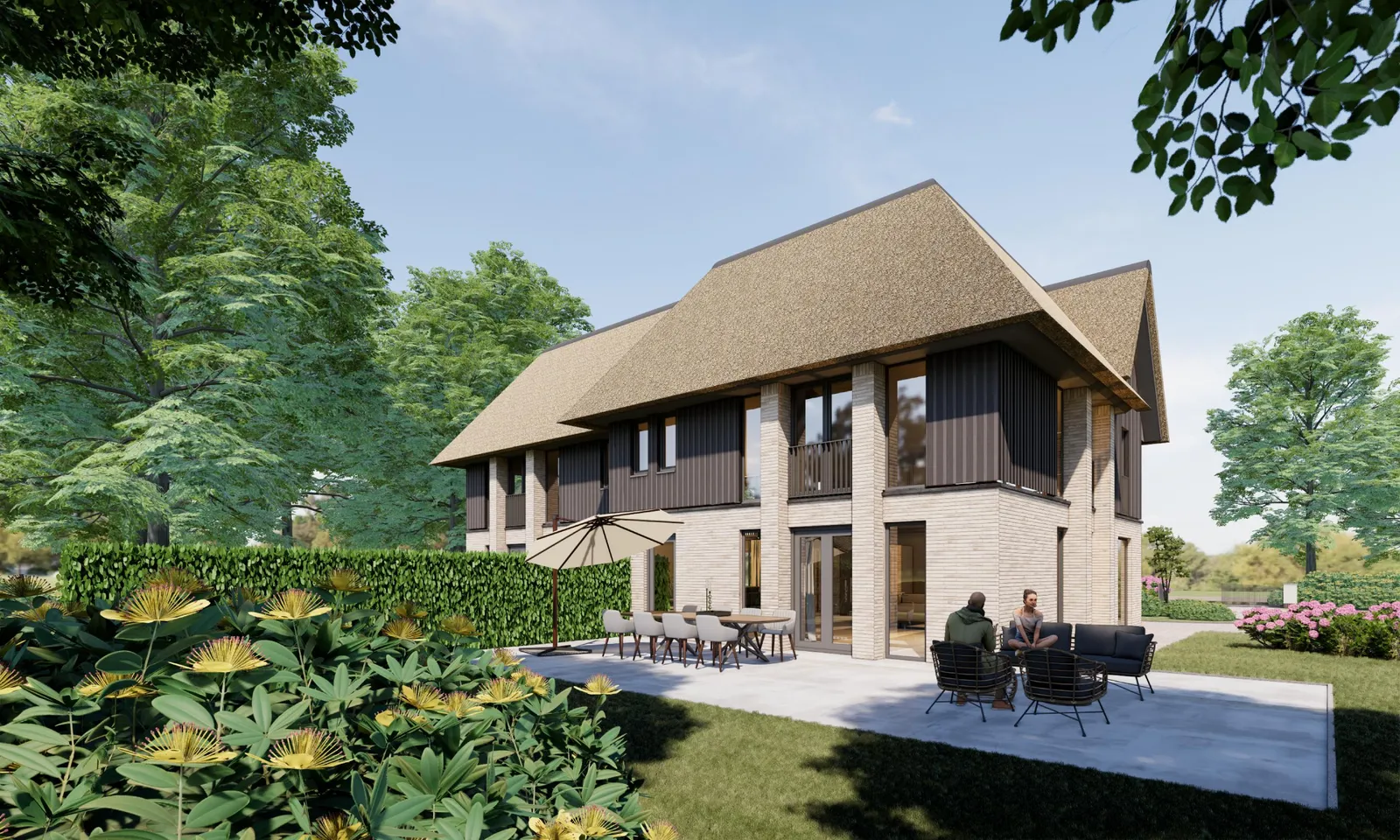 Half vrijstaande villa's Bilthoven Lichtenberg Bouwgroep