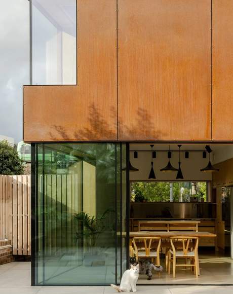 Rusty House glazing project