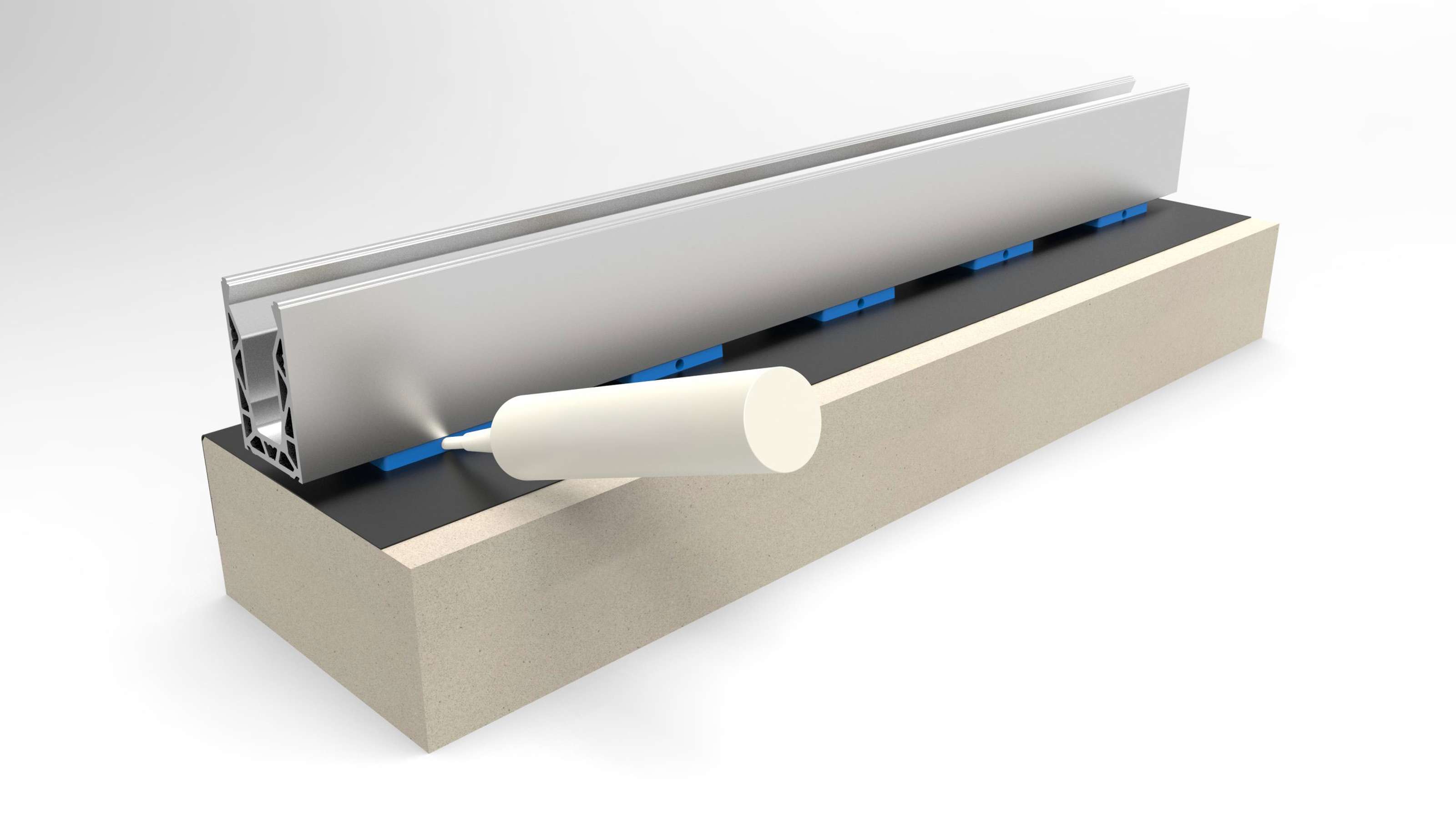Fluid Glass Balustrade drainage