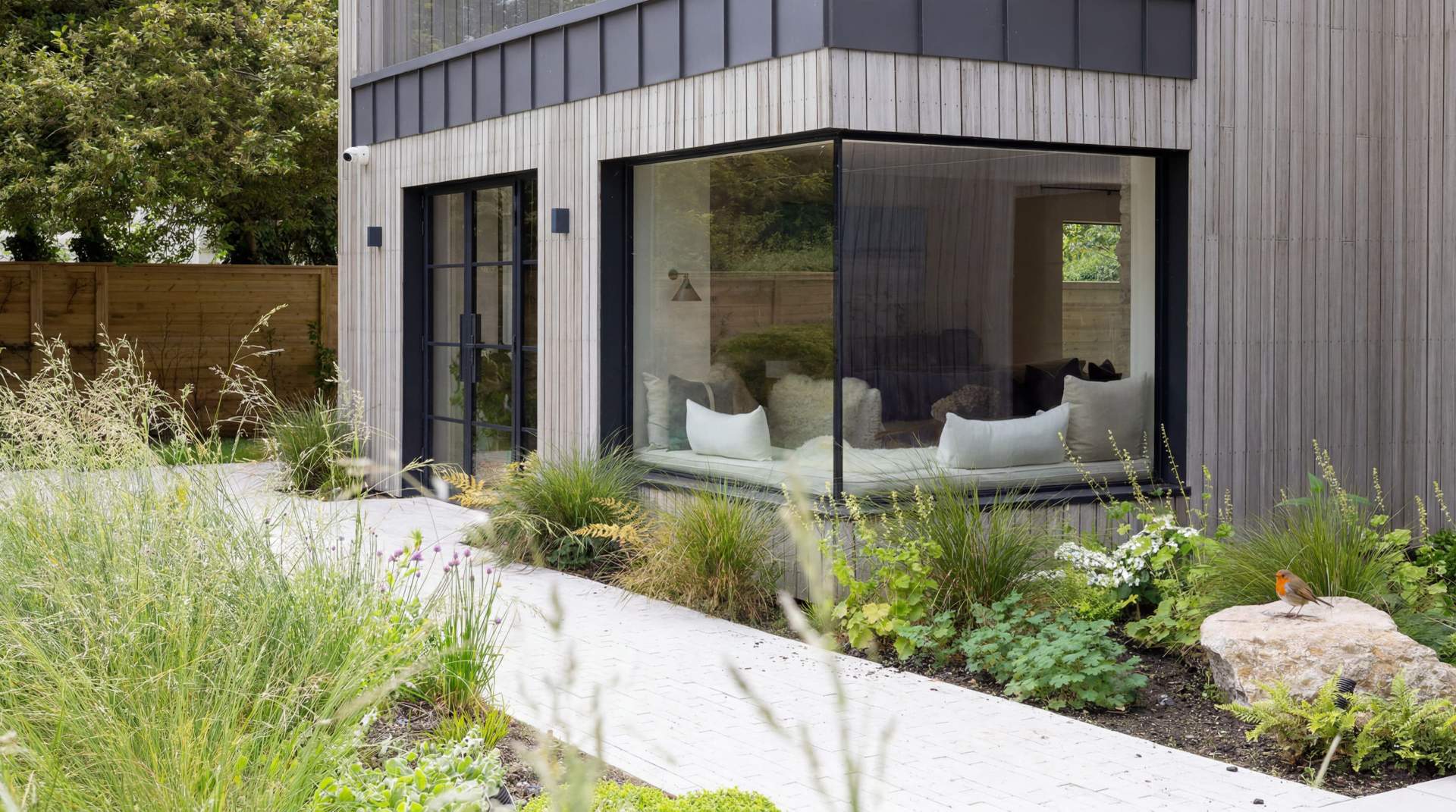 Full-height residential glass windows and doors