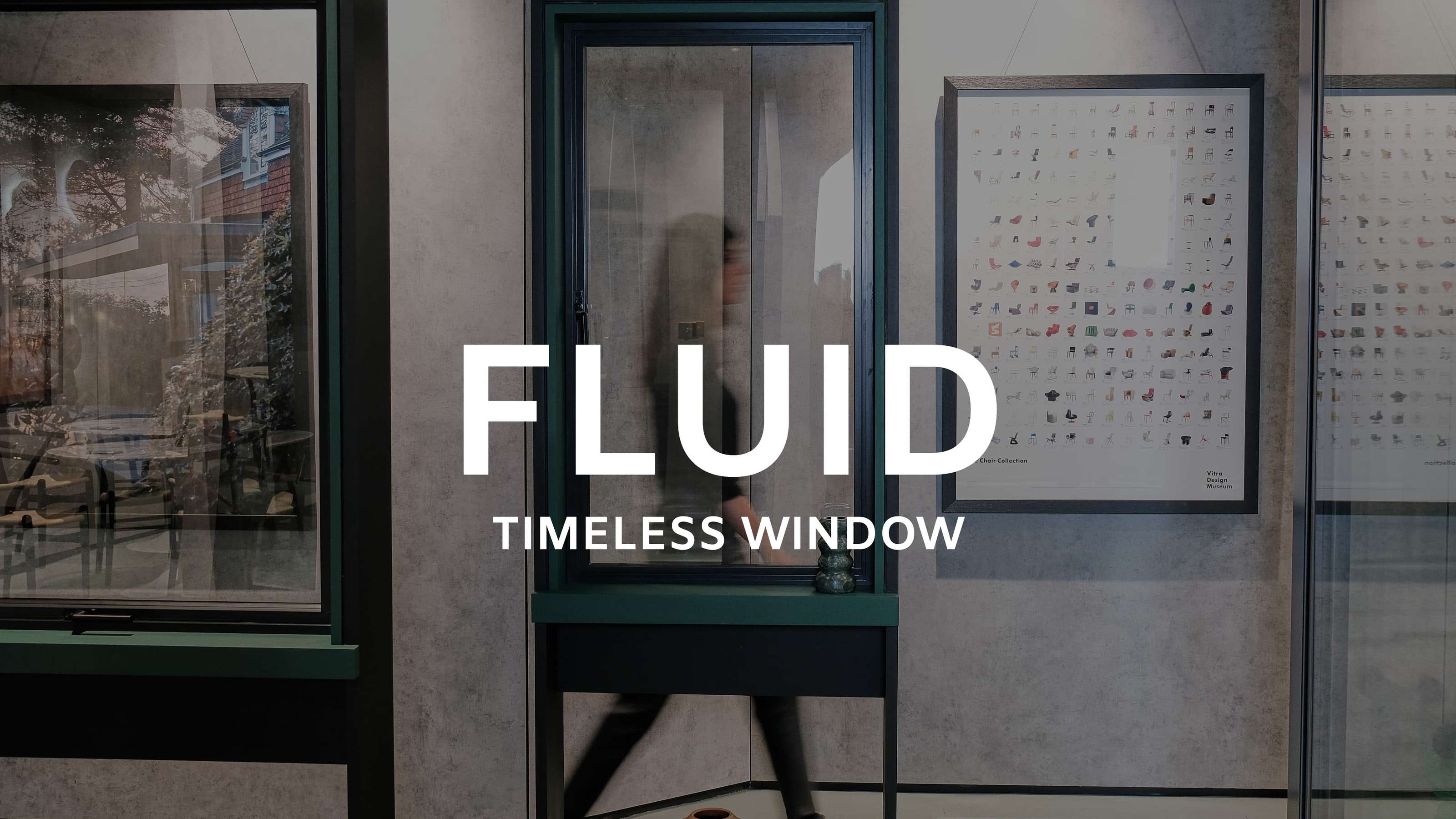 The steel-look heritage window at the Fluid Glass showroom in Watford