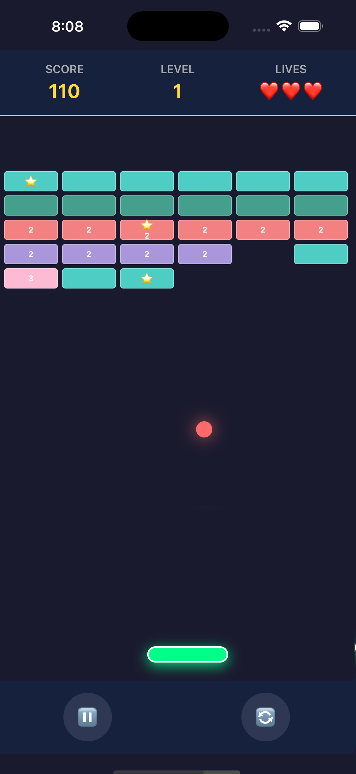 Brick Breaker Game in React Native
