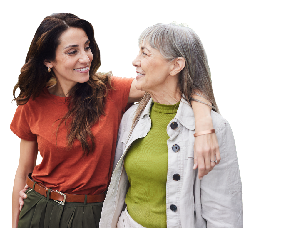 Zwei Frauen sind auf dem Laufenden zu Ihren SCHUFA-Scores