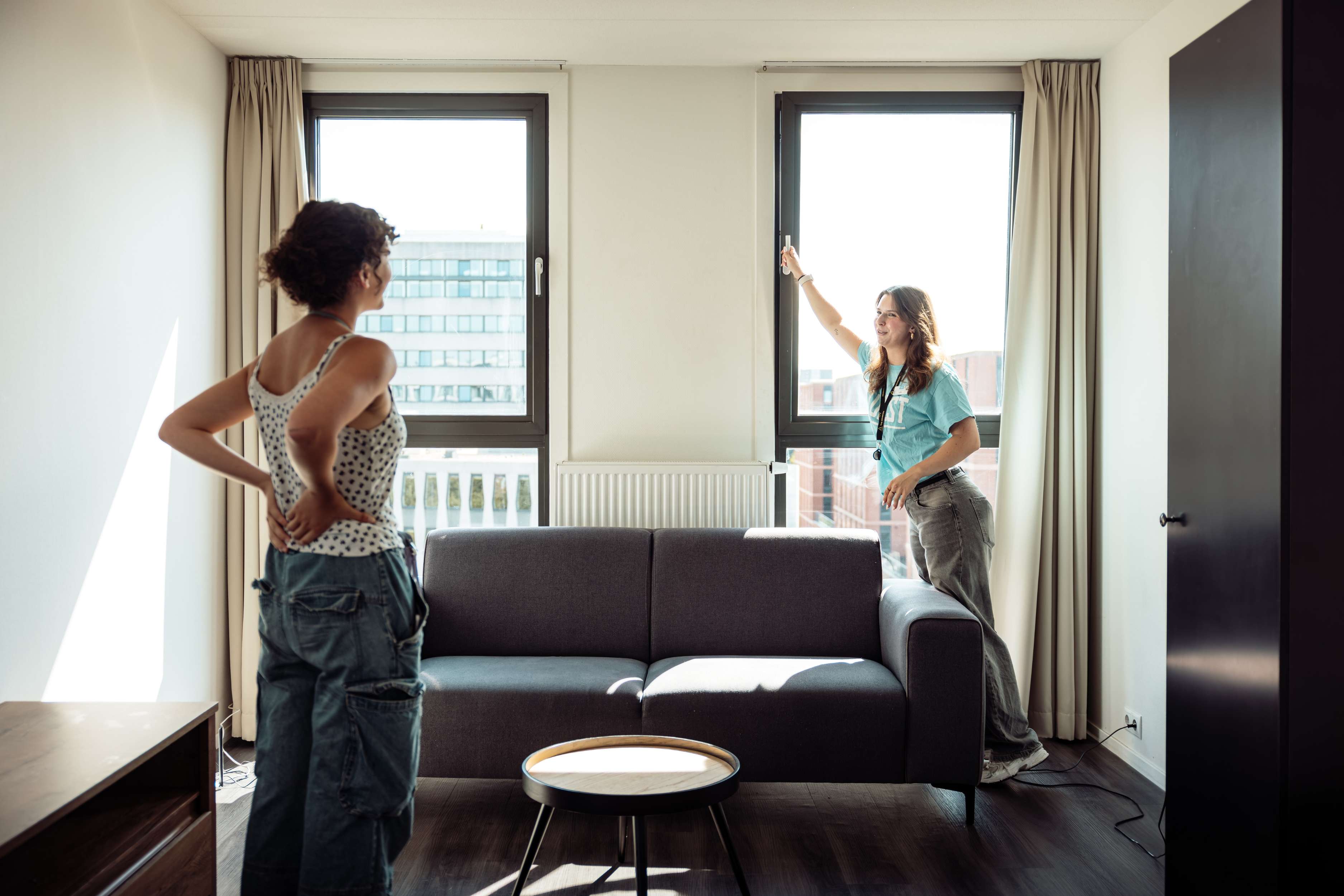 tenant in student studio in stunest spartaan amsterdam netherlands