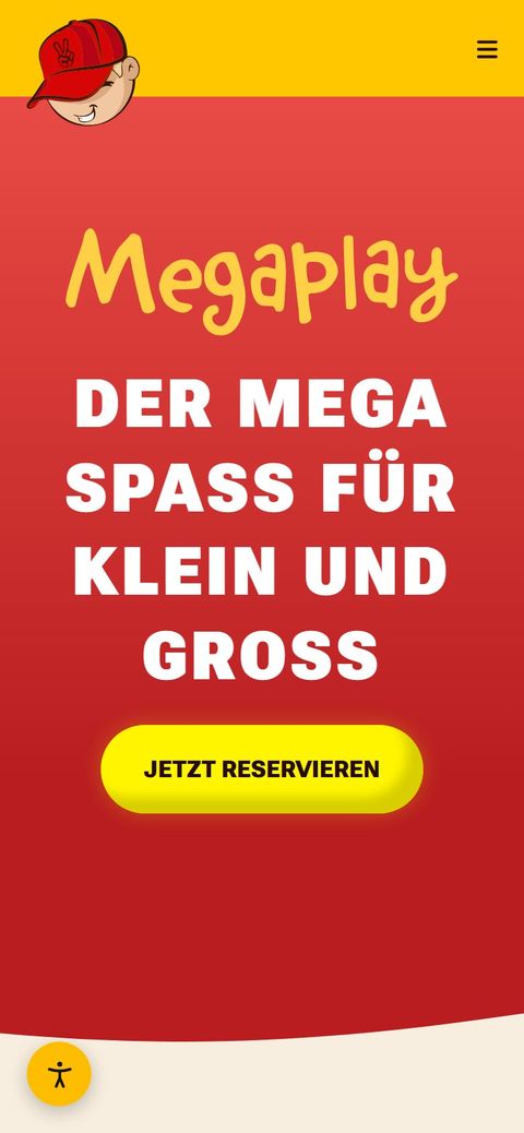 megaplay.info auf dem Handy: Startseite