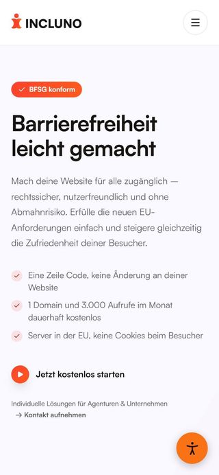 Mobile Ansicht: Incluno