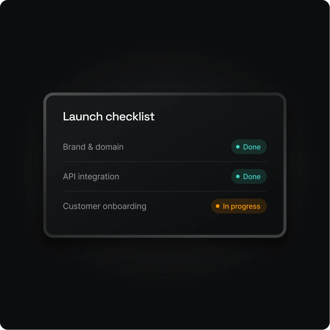 Branding settings