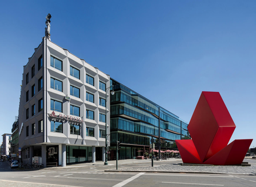 A building, office of Patrizia