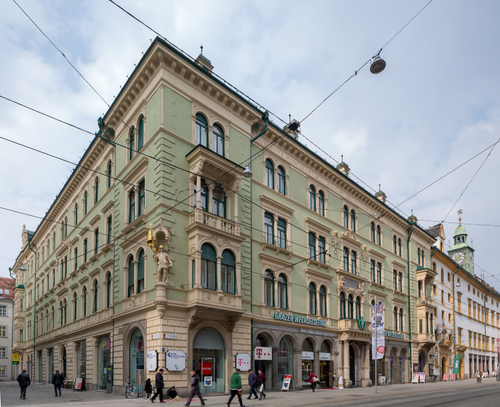 A building in the city centre of Graz