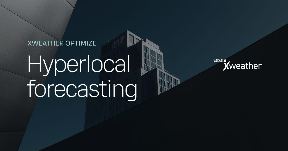 Xweather Optimize: Hyperlocal forecasts for energy operations | Xweather