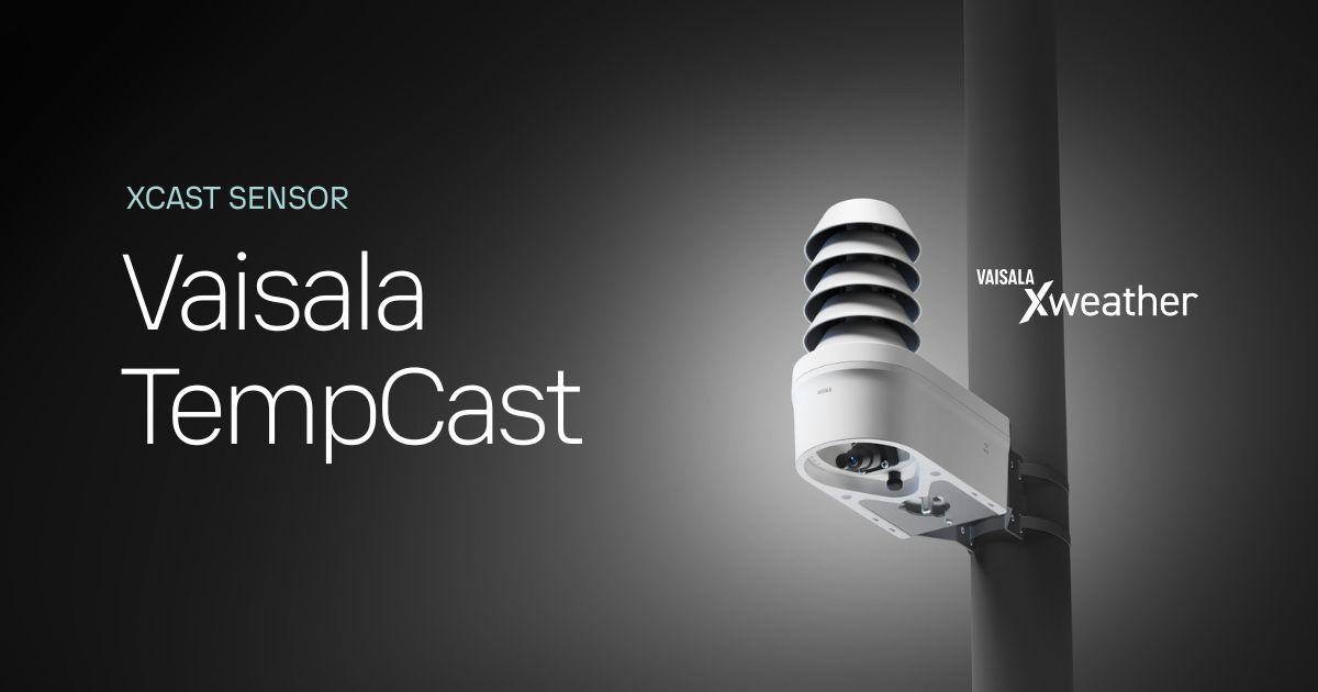 Vaisala TempCast wireless road weather sensor | Xweather