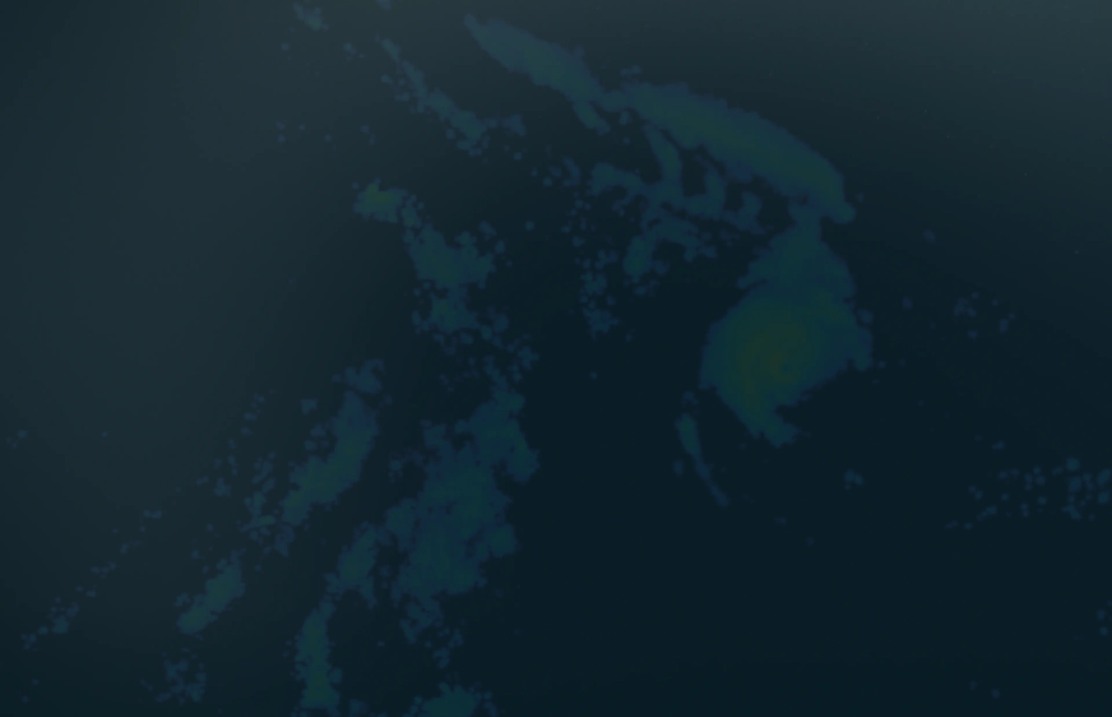 Blueish gradient with weather map patterns