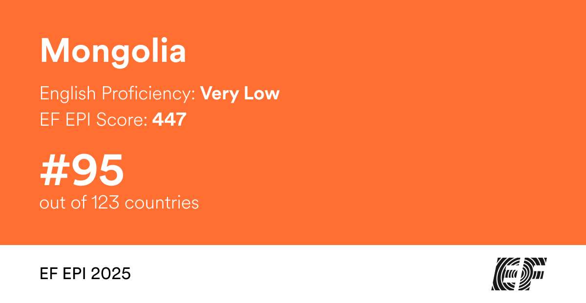 モンゴル | EF 英語能力指数 | EF 日本