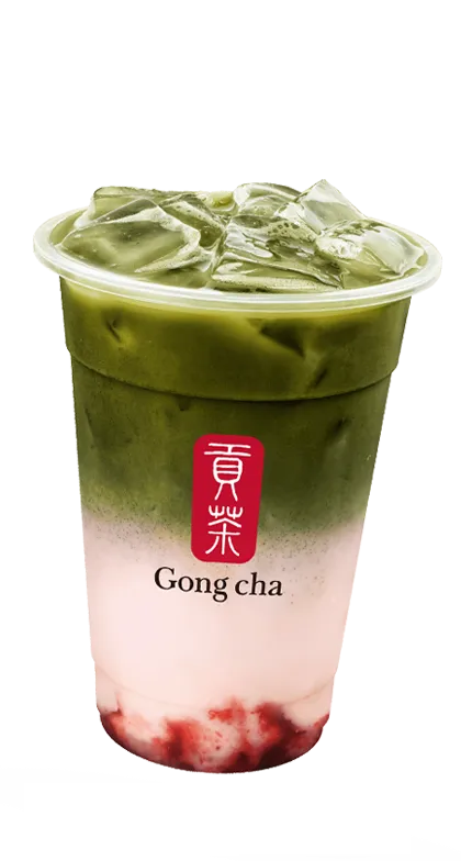 Matcha Strawberry Milk Tea