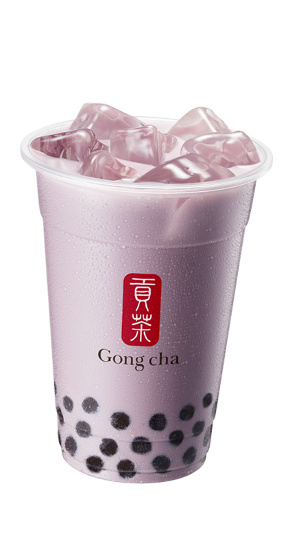 Taro Milk with Pearls