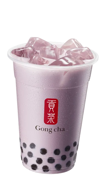 Taro Milk with Pearls