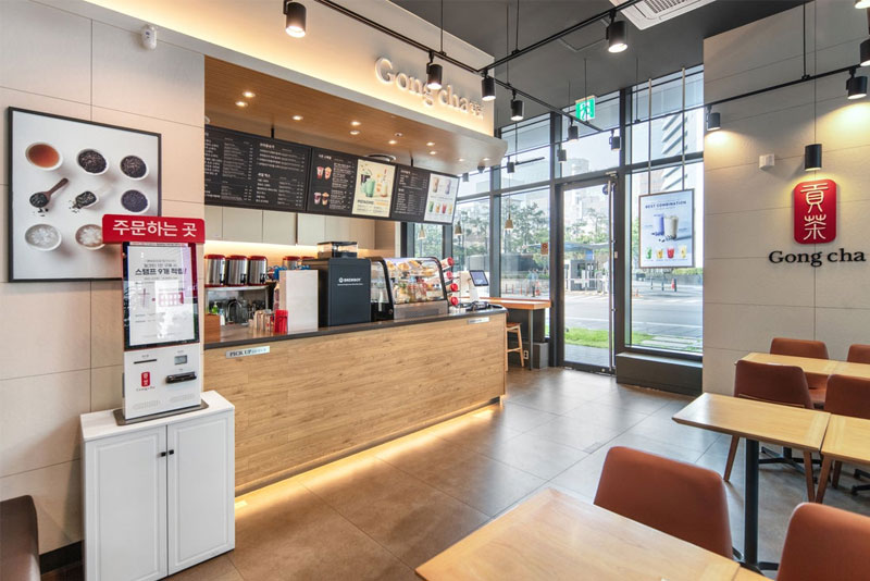 Gong cha franchise store interior