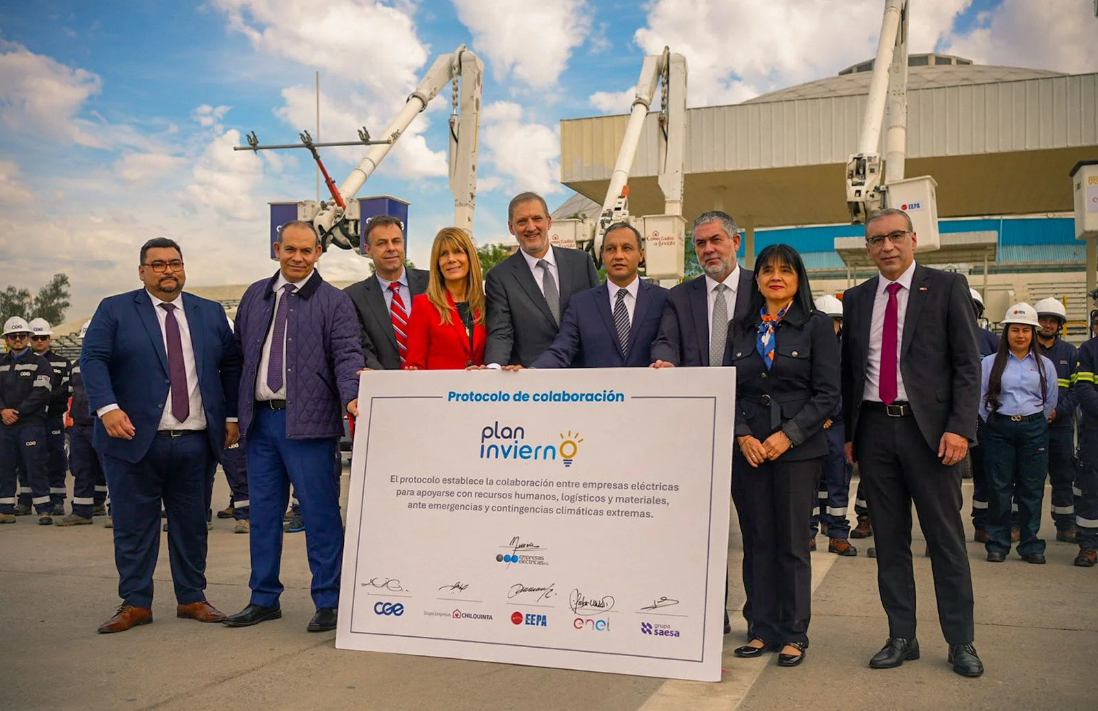 Grupo Empresas Chilquinta firma acuerdo inédito para reforzar respuesta ante eventos climáticos extremos