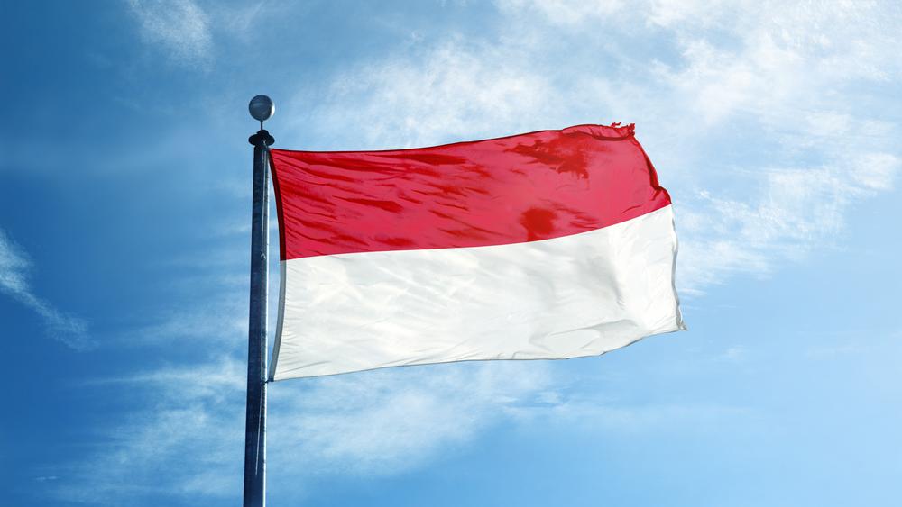 Indonesia flag.