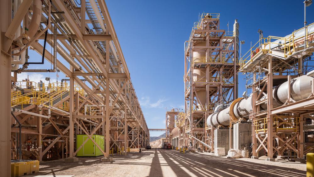 Roasting circuit at Mountain Pass. Image credit: MP Materials