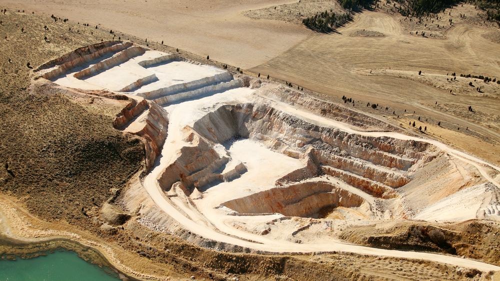 Phosphate mine.