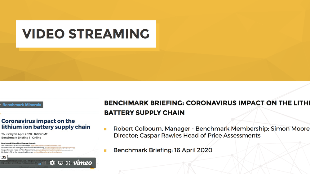 Benchmark launches Video Streaming service: Watch on demand now