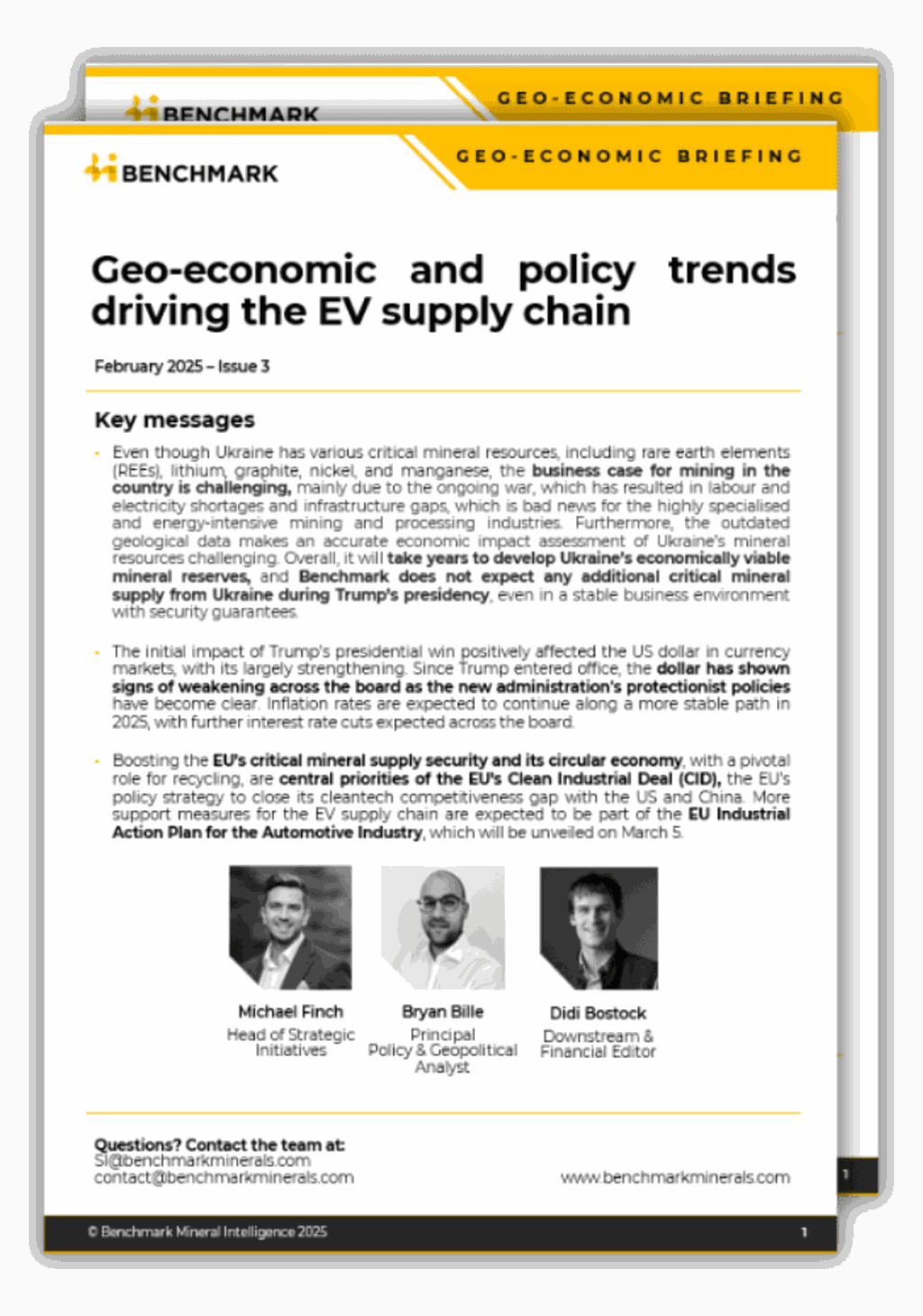 Geo-economic and policy trends driving the EV supply chain - Issue 3