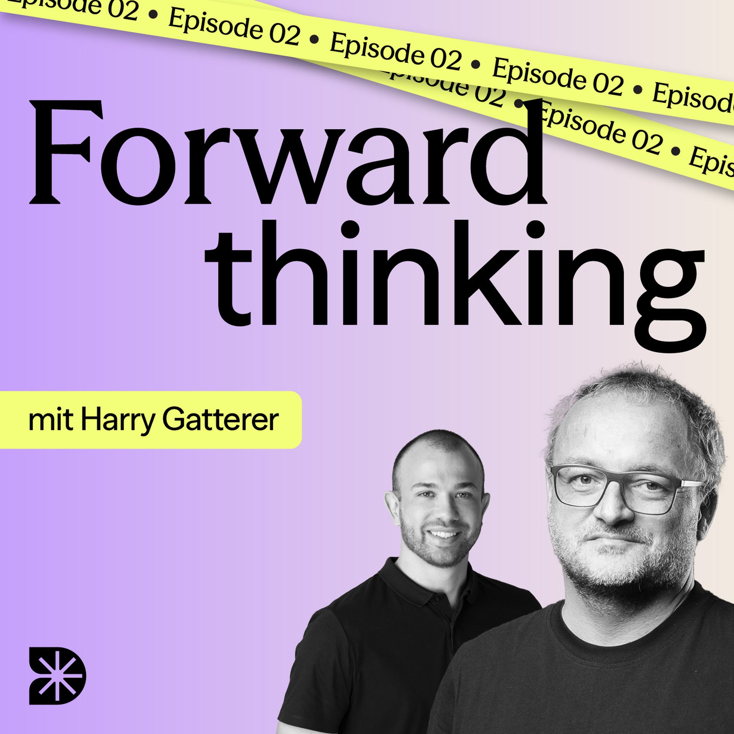 Podcast Cover mit Harry Gatterer