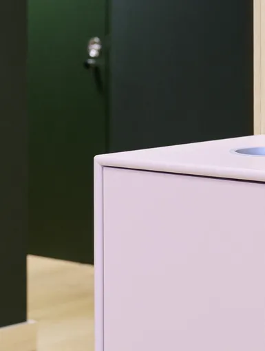 Nahaufnahme Müllsystem