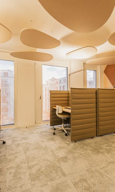 Konzentrationszone mit Stühlen