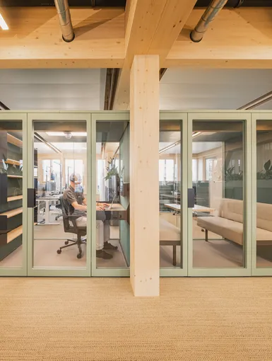 Weitsicht Besprechungsboxen