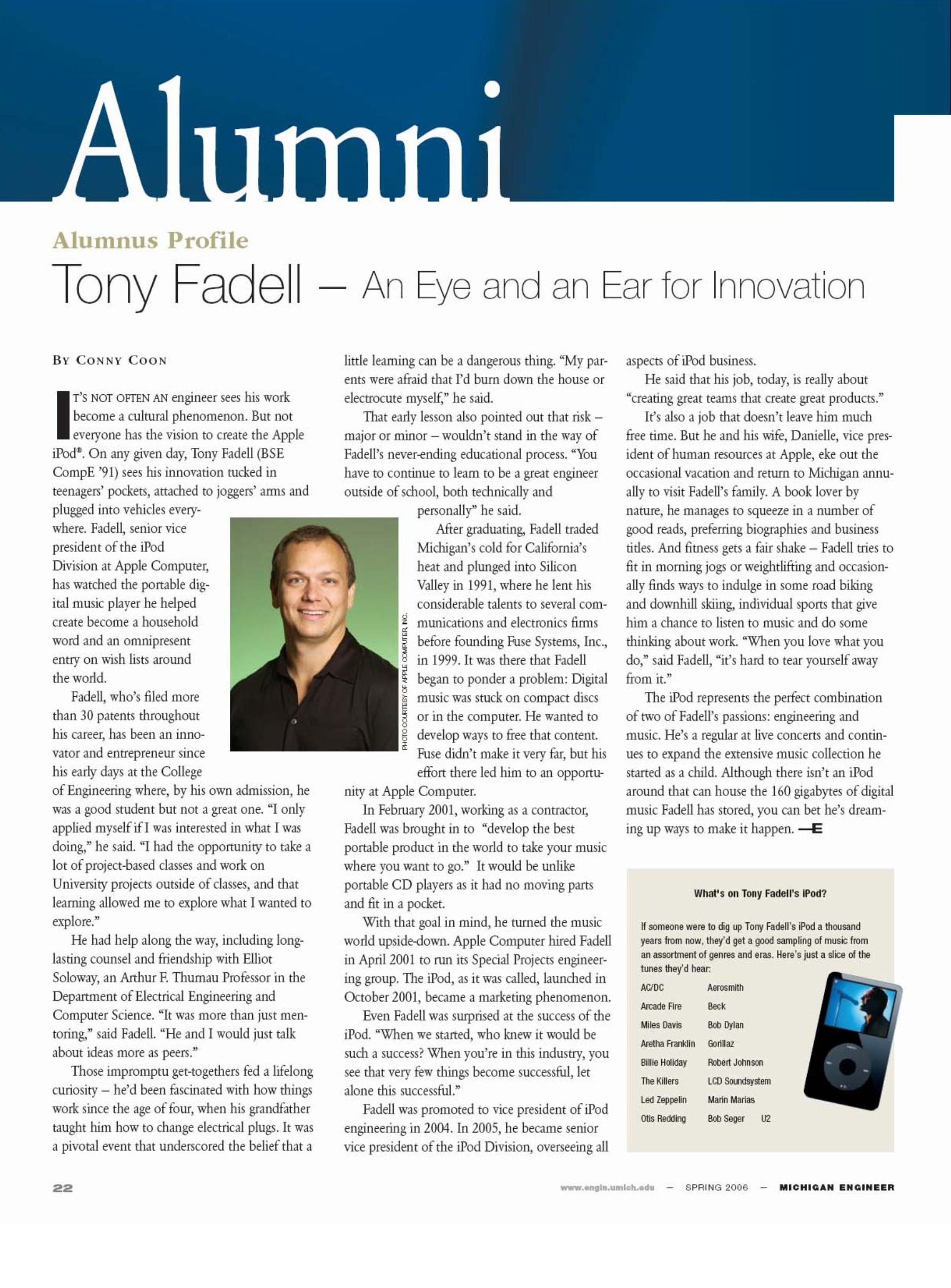 Michigan Engineer Alumnus Profile