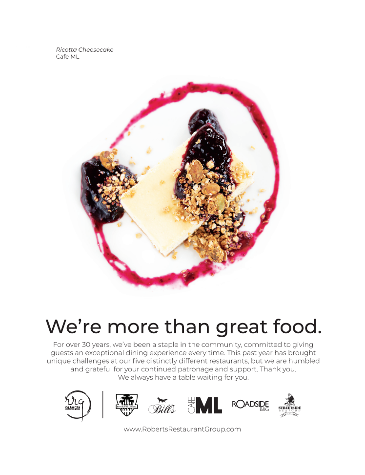 Roberts Restaurant Group Print Ad