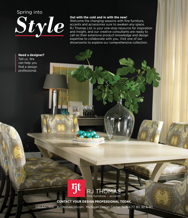 RJ Thomas Ltd "Spring Into Style" Print Ads